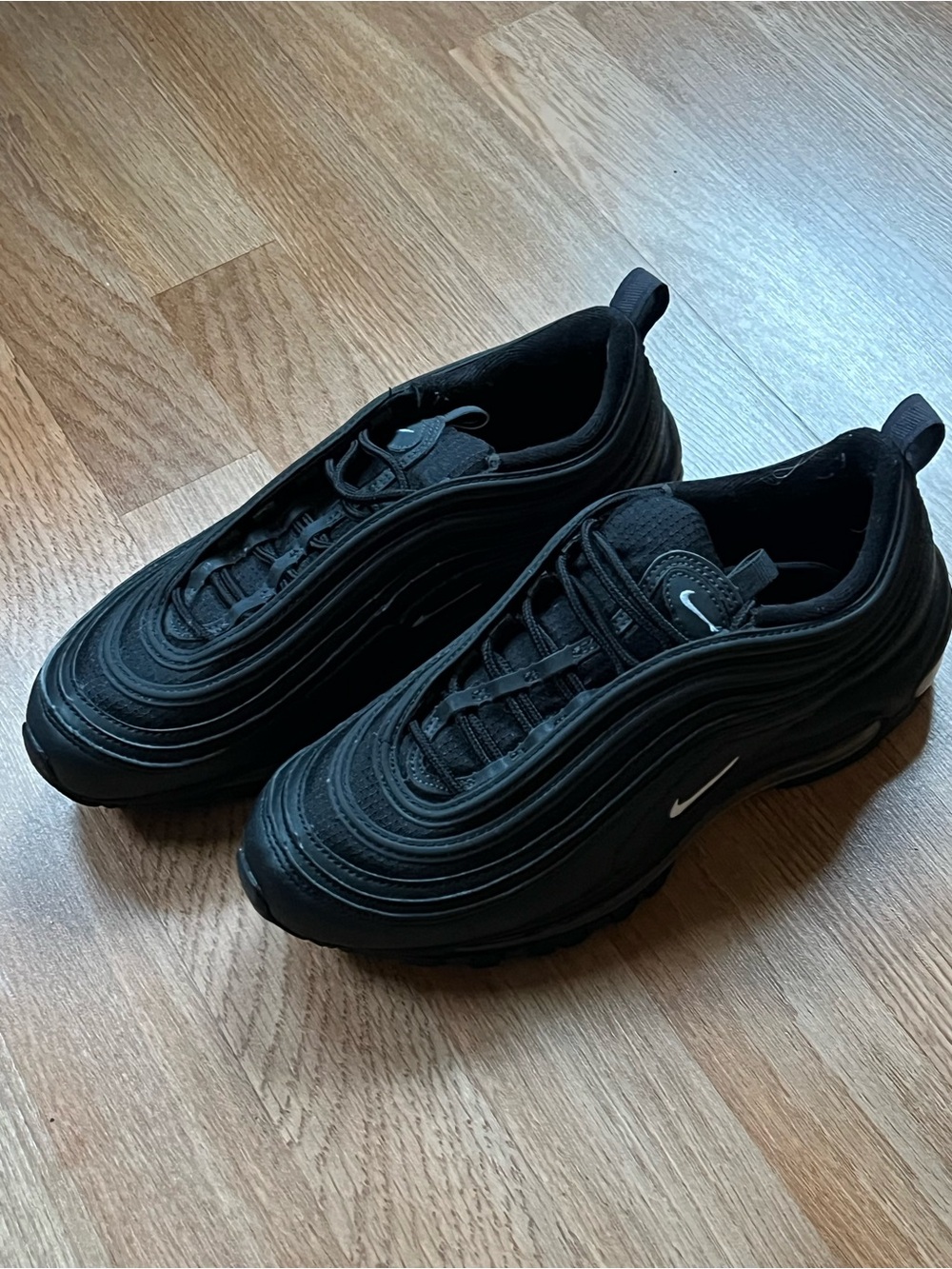Nike Air Max 97 Black and Taupe Running Sneakers